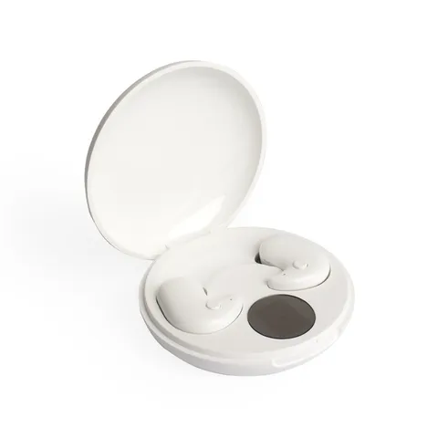 Fone de ouvido bluetooth personalizado intra-auricular com case carregador