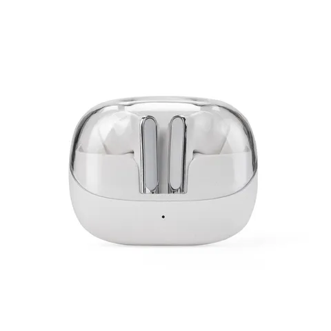 Fone de ouvido bluetooth personalizado resistente a respingos com case carregador e comando por toque
