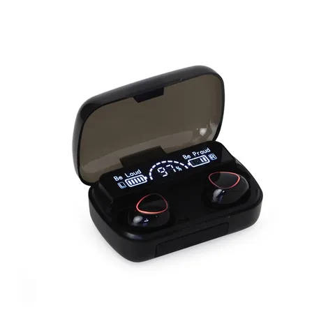 Fone de ouvido bluetooth personalizado com comando por toque e display
