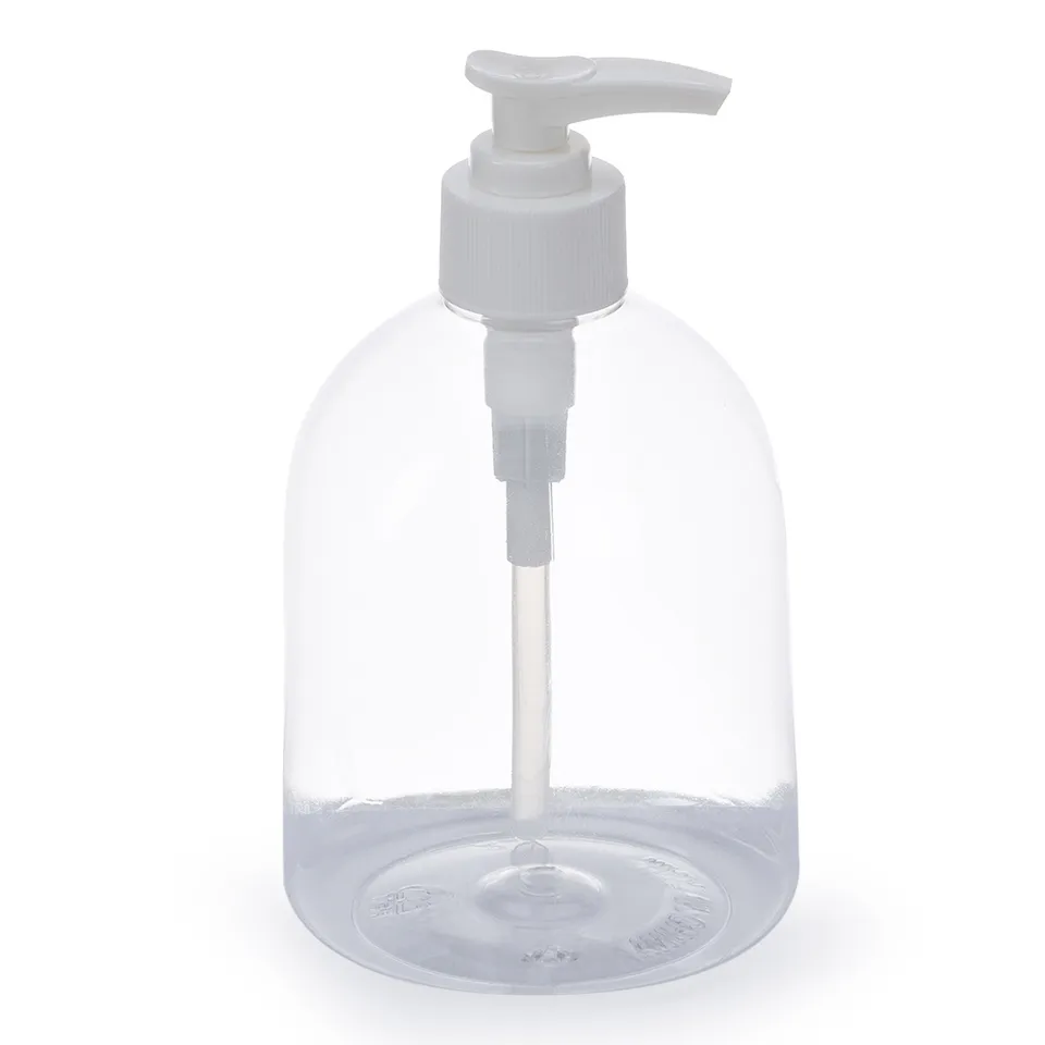 Frasco plástico 500ml na cor branco