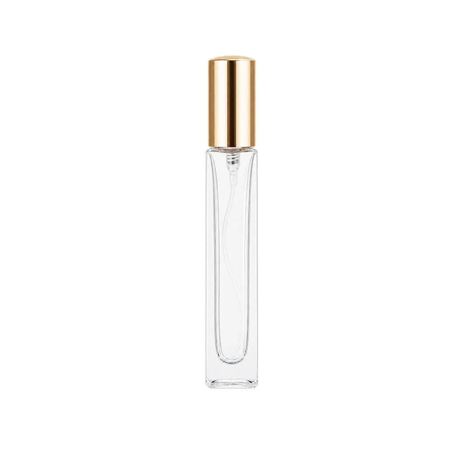 Frasco vidro 10ml na cor dourado