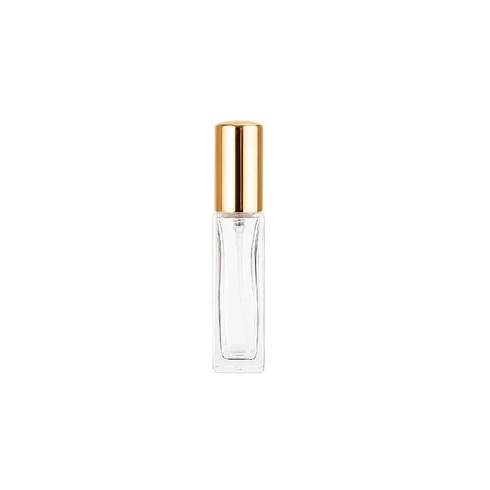 Frasco vidro 10ml na cor dourado