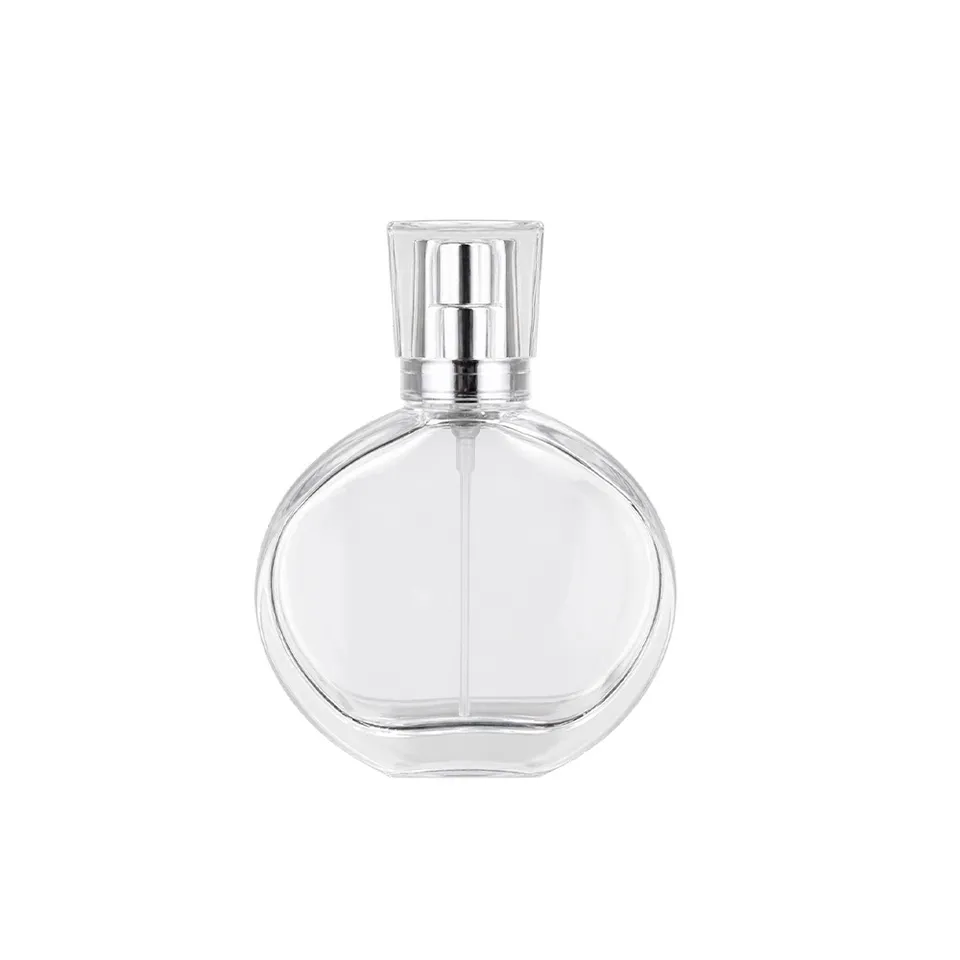 Frasco vidro 35ml na cor prata