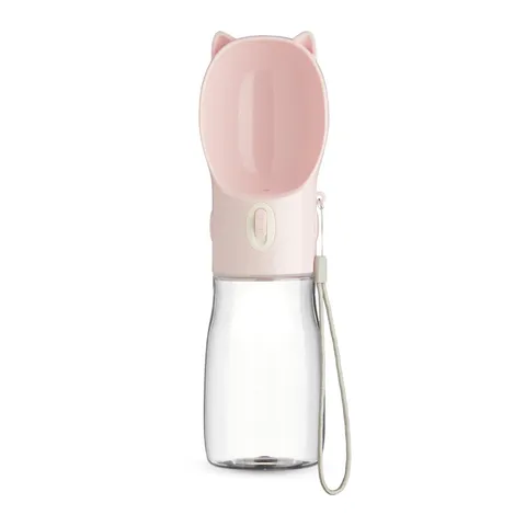 Garrafa PET bebedouro personalizada 420 ml com alça