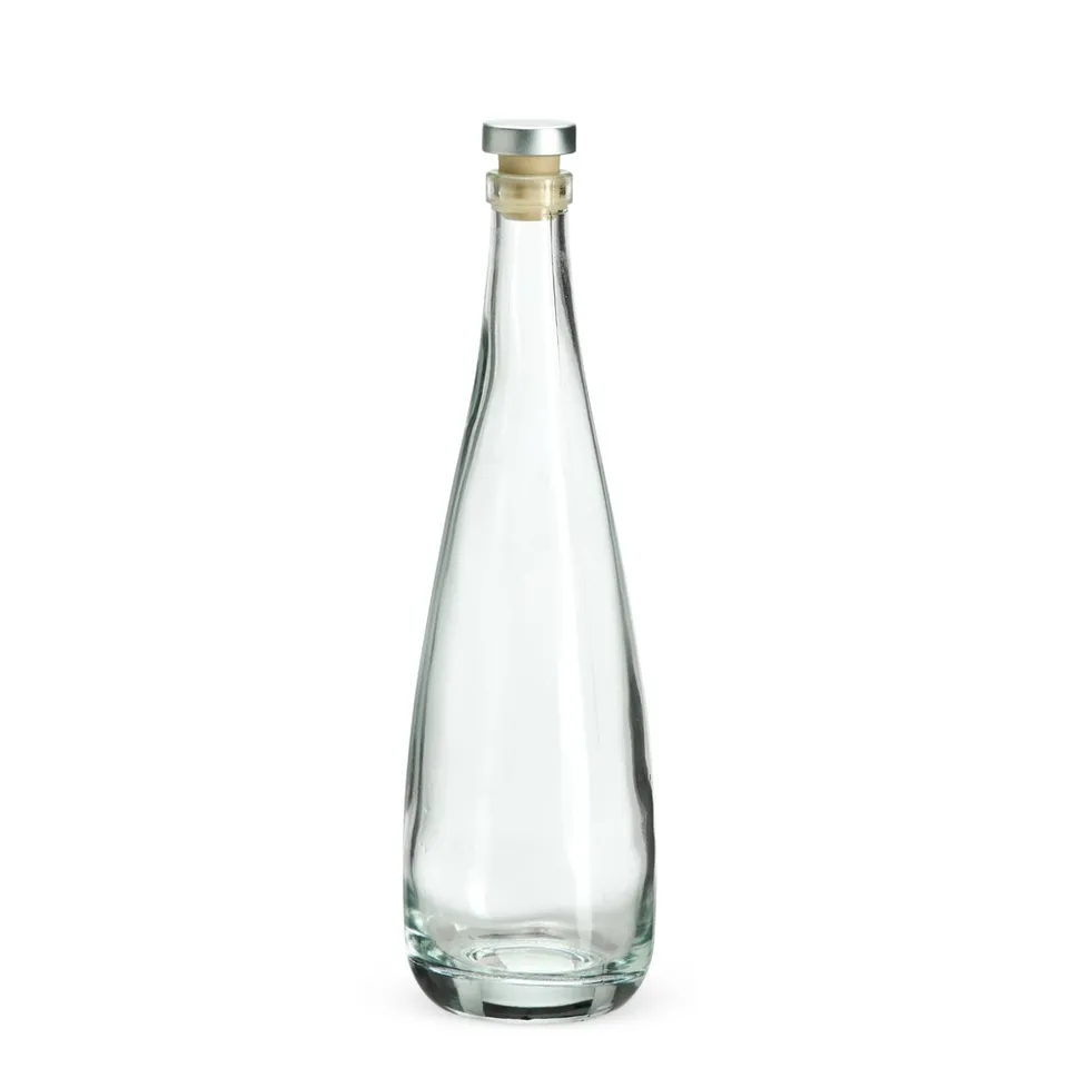 Garrafa de vidro personalizada 550 ml na cor transparente
