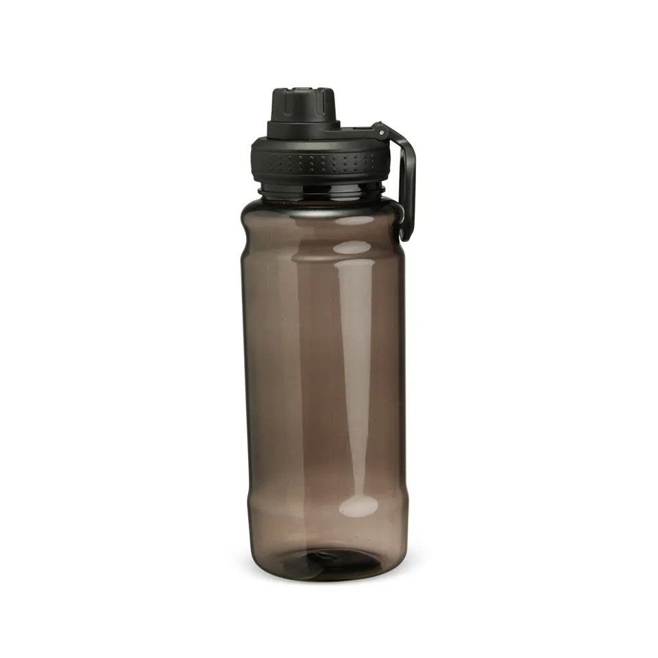 Garrafa plástica personalizada 800 ml na cor preto