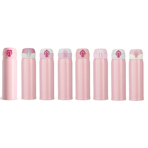 Garrafa térmica com tampas sortidas personalizada 400 ml
