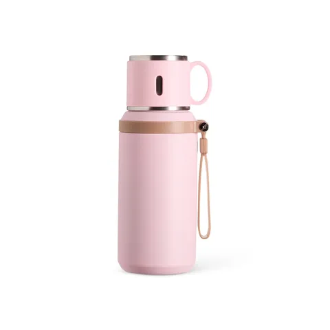 Garrafa térmica personalizada 600 ml com infusor e bico