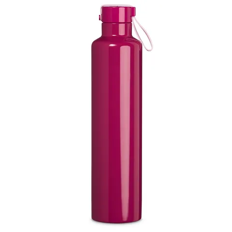 Garrafa térmica personalizada 900 ml emborrachada com alça