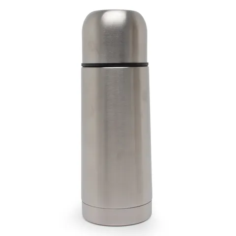 Garrafa térmica de inox com capa personalizada 350 ml com alça (cód. 01115B)