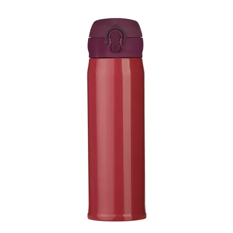 Garrafa térmica de inox personalizada 400 ml de parede dupla (cód. 02111C)