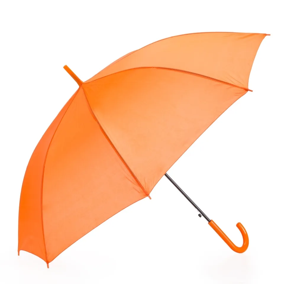 Guarda-chuva na cor laranja