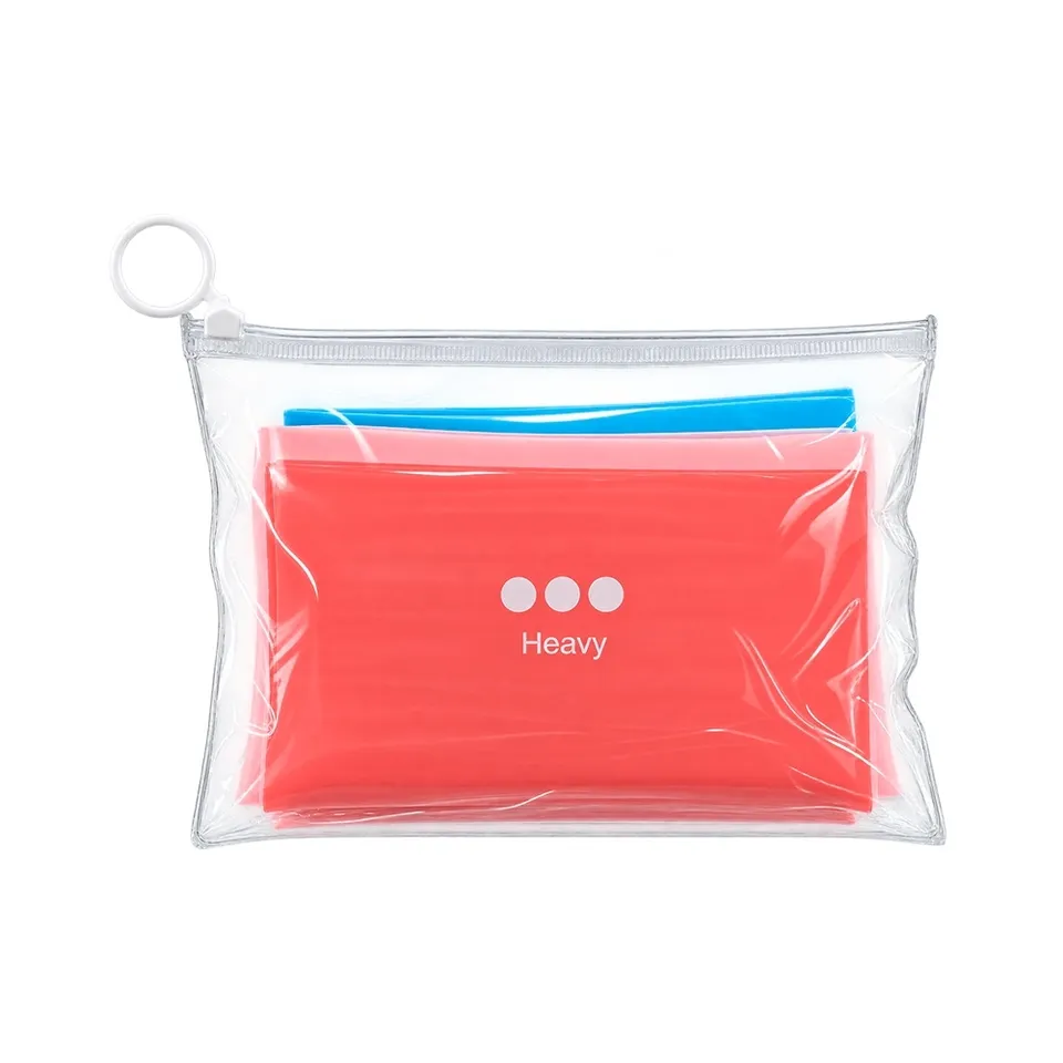 Kit elásticos para exercícios 3 peças na cor colorido