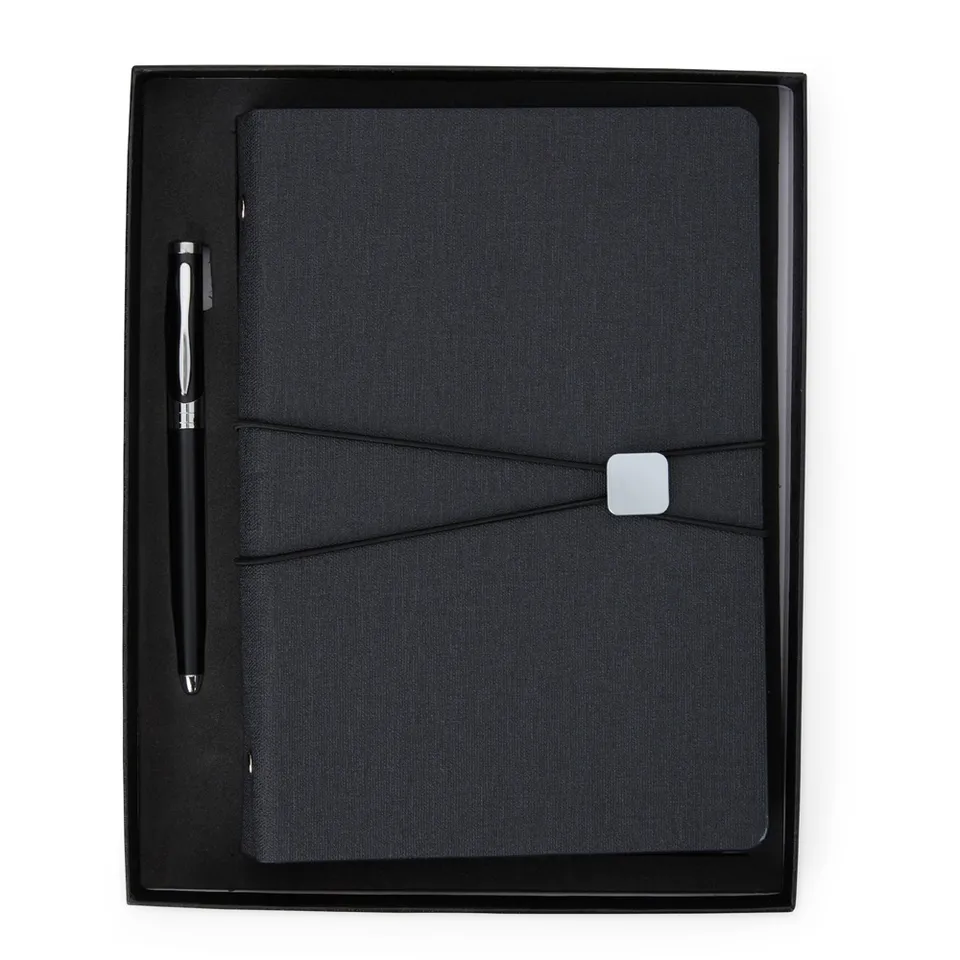 Kit executivo 2 peças na cor preto