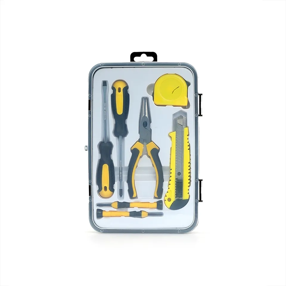 Kit ferramenta 7 peças na cor preto