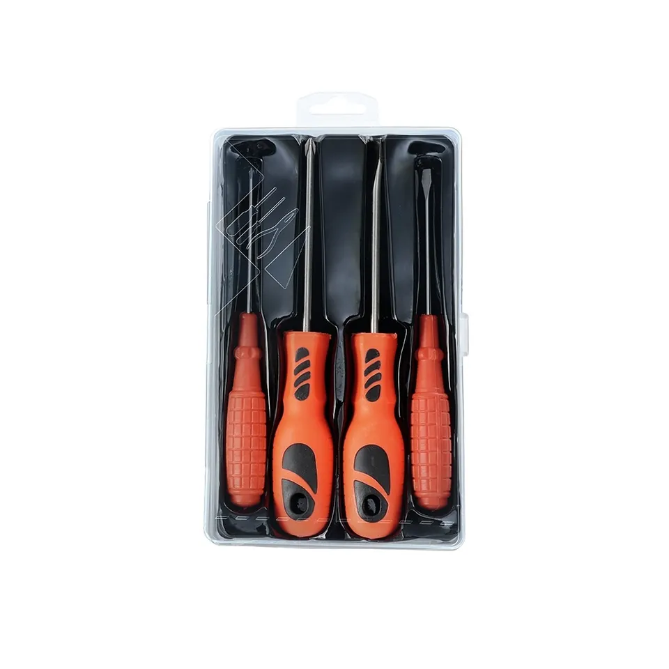 Kit ferramentas 4 peças na cor laranja