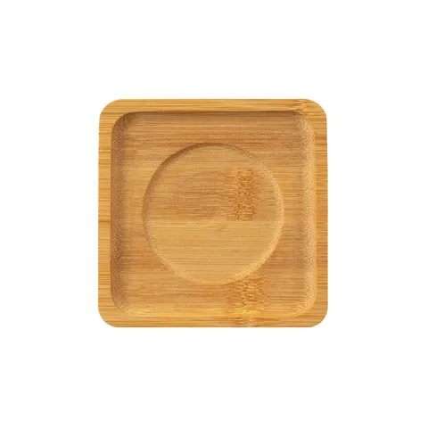 Kit porta-copos bambu 6 peças