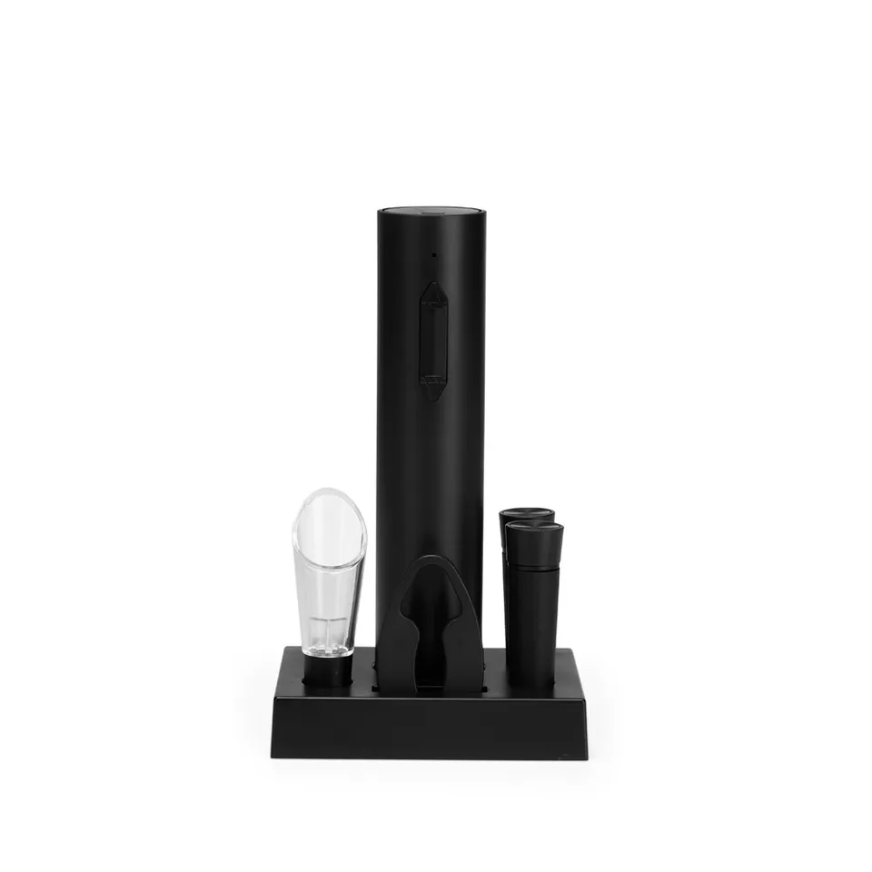 Kit vinho 6 peças na cor preto