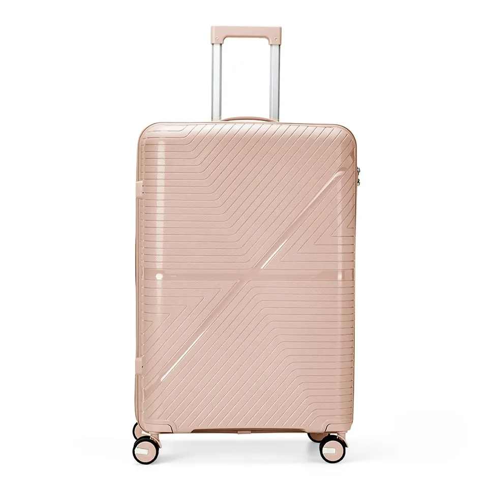 Mala de viagem 106L na cor rosa