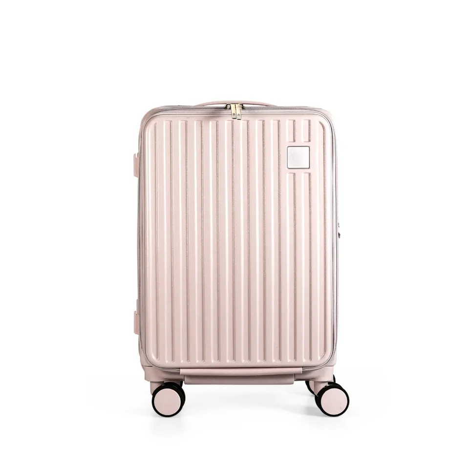 Mala de viagem 38L na cor rosa