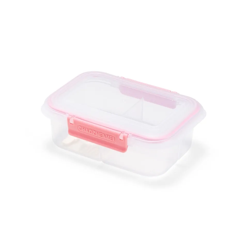 Marmita hermética plástico 650ml na cor transparente