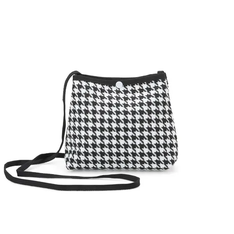 Mini bolsa transversal de algodão personalizada 2 litros