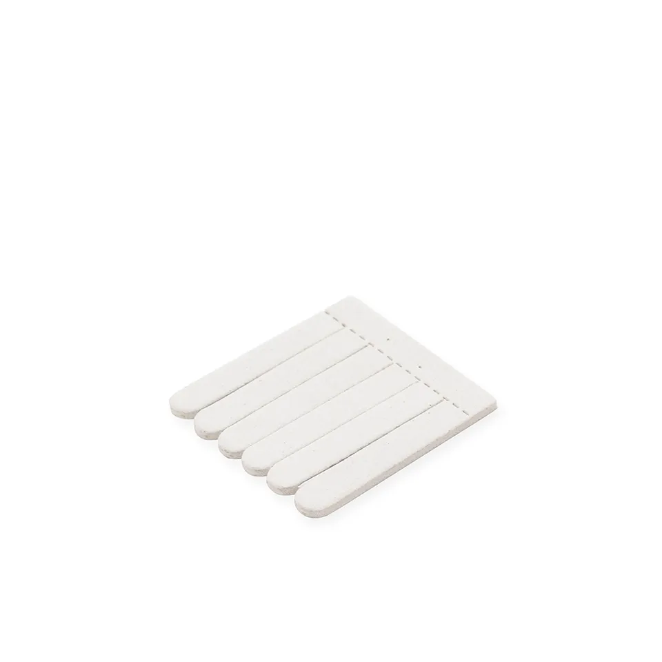 Mini lixa 6 pçs na cor branco