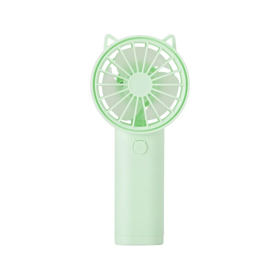 Mini ventilador na cor verde