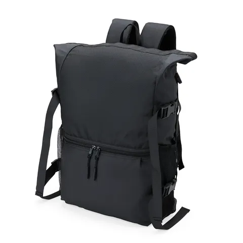 Mochila para notebook de couro sintético personalizada 37 litros