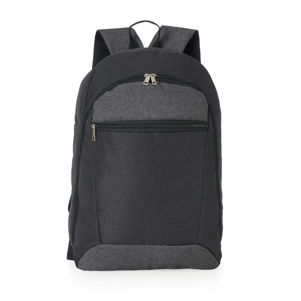 Mochila para notebook de poliéster personalizada 26 litros na cor preto