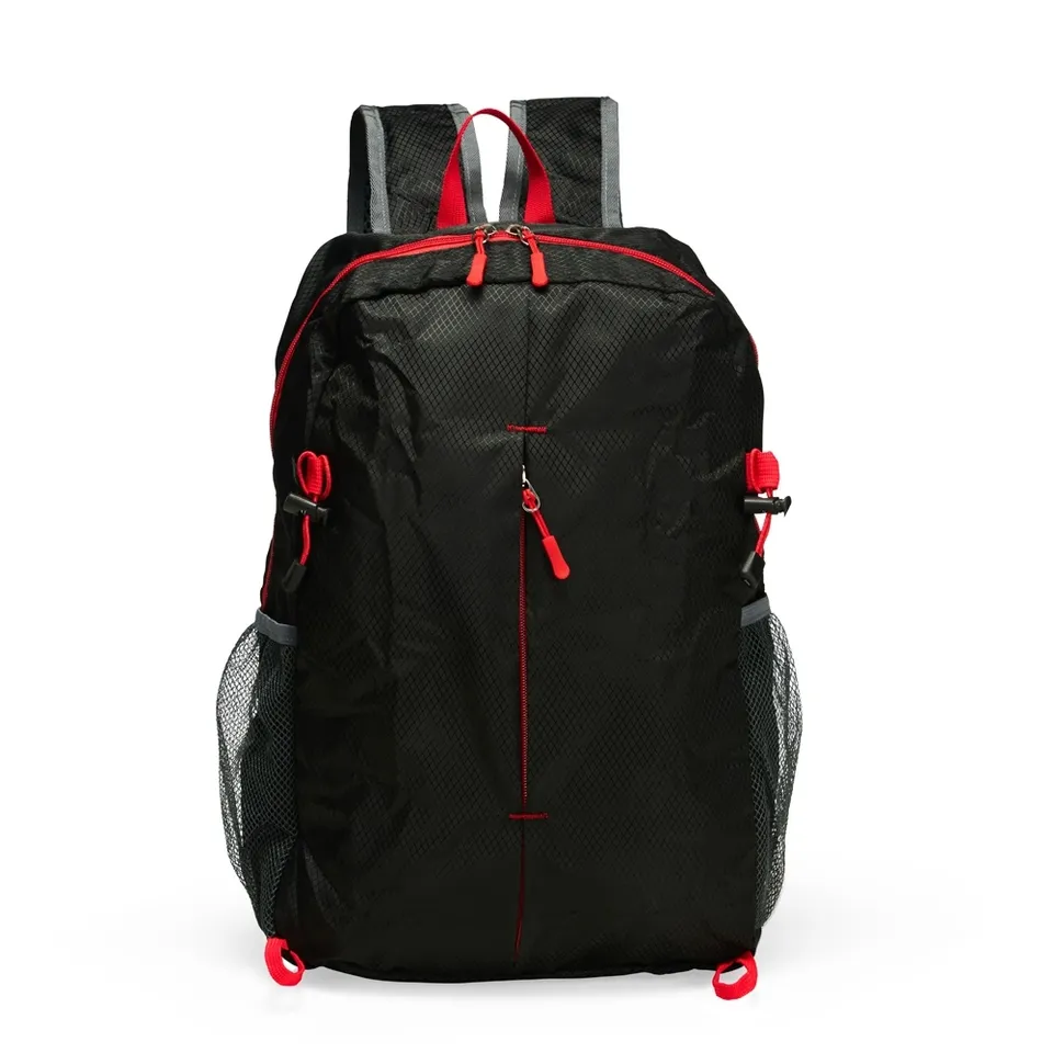Mochila para notebook dobrável personalizada 16 litros na cor preto