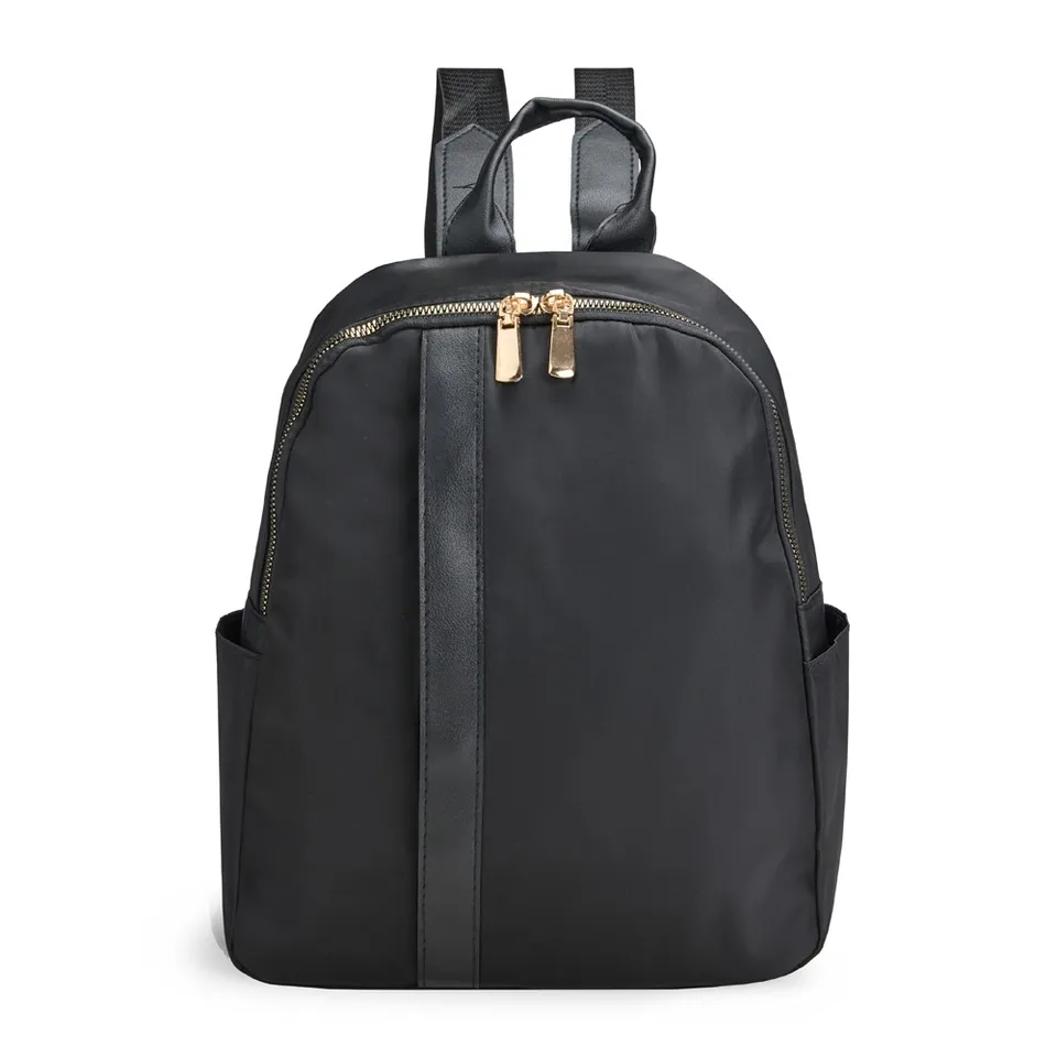 Mochila oxford feminina personalizada 11 litros na cor preto