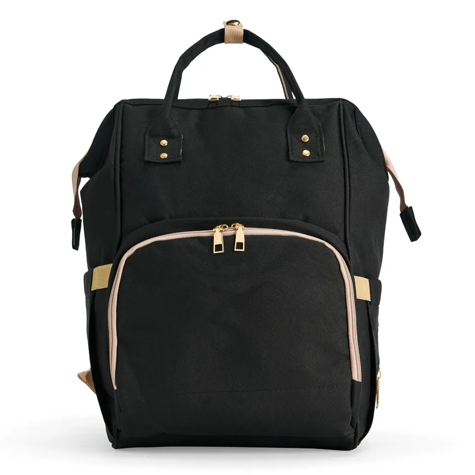 Mochila oxford funcional personalizada 19 litros na cor preto