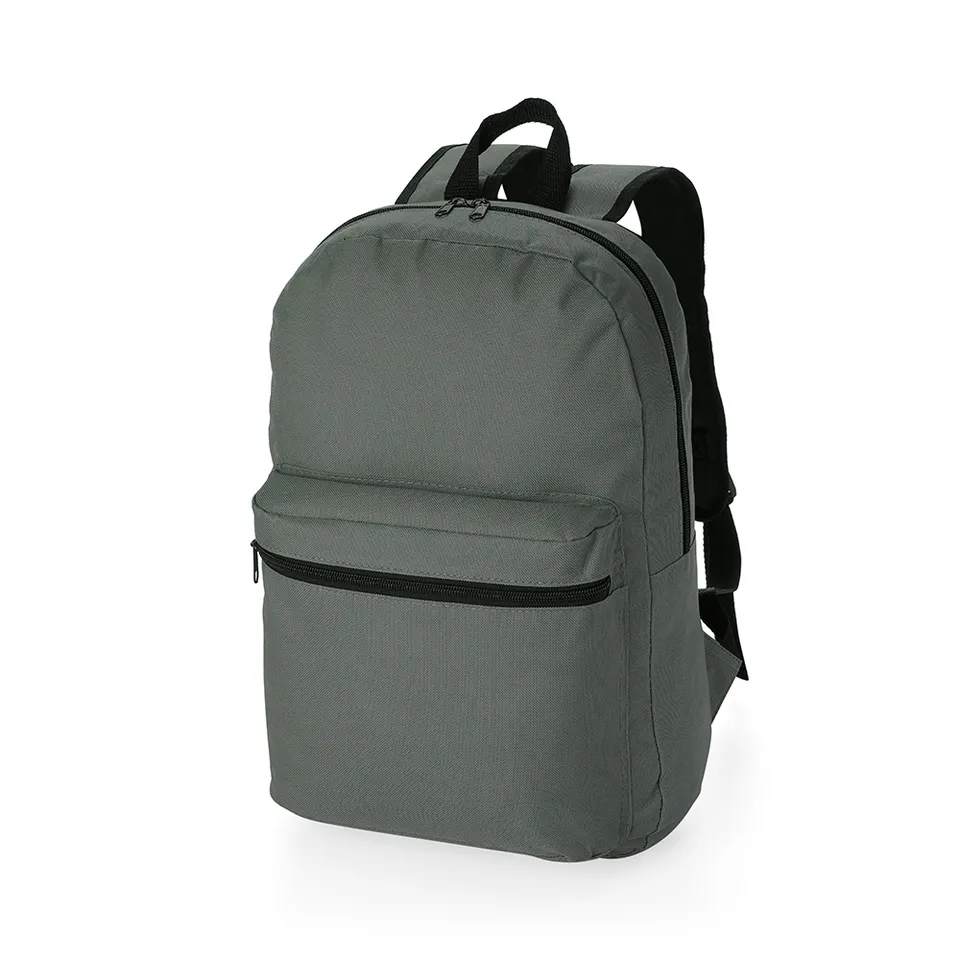 Mochila de nylon personalizada 17 litros na cor prata