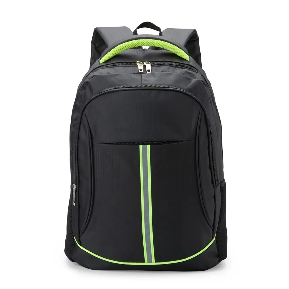 Mochila para notebook de nylon personalizada 26 litros na cor preto