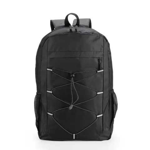 Mochila para notebook de poliéster personalizada 23 litros impermeável com faixa refletiva