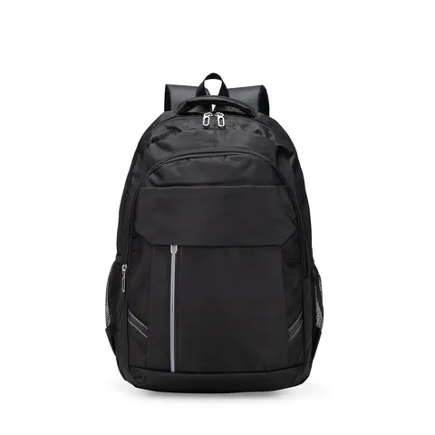 Mochila para notebook de poliéster personalizada 24 litros impermeável com bolso lateral 26 × 13,9 cm