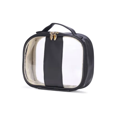 Necessaire de PVC e PU tamanho P personalizada