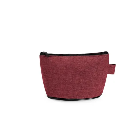 Necessaire de poliéster PVC mescla personalizada impermeável 12 × 19,5 cm