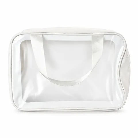 Necessaire de PVC personalizada fosca com compartimentos
