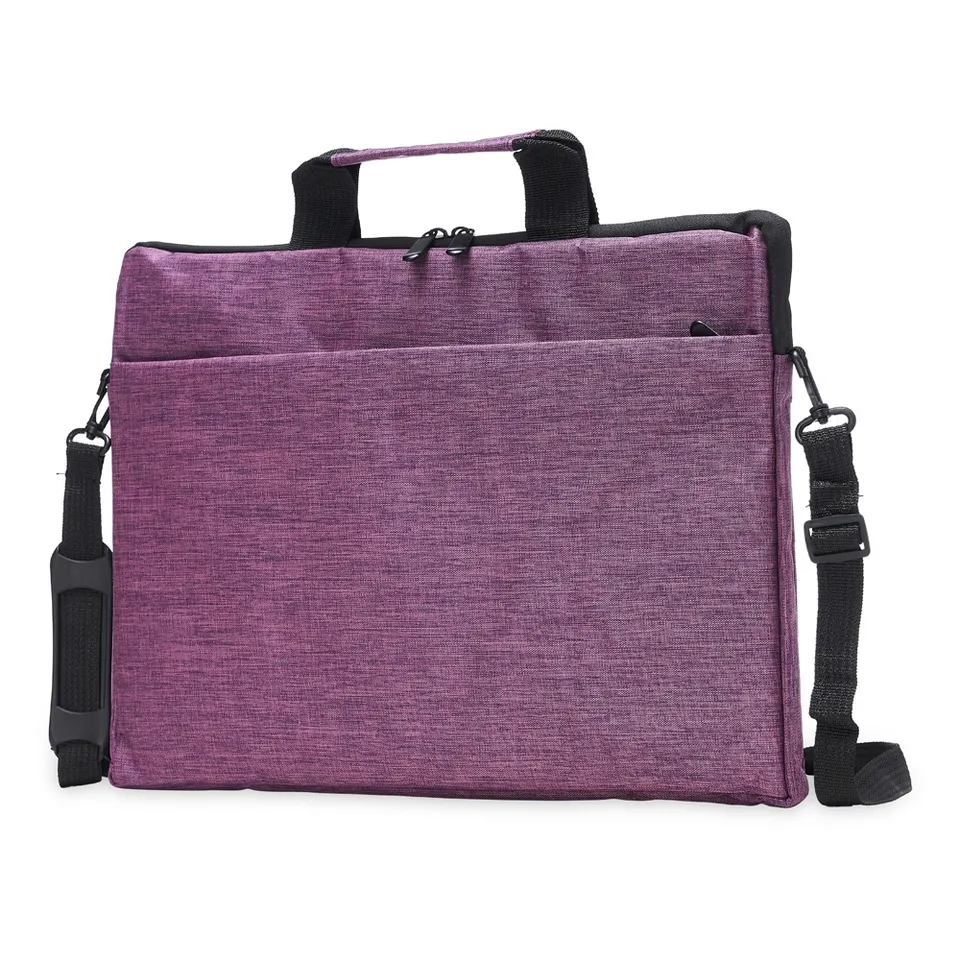 Pasta para notebook 15’6 de poliéster na cor roxo