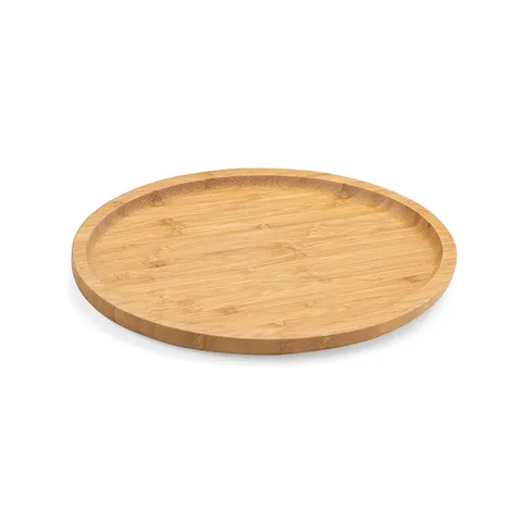 Petisqueira oval de bambu 28,5*20,5cm
