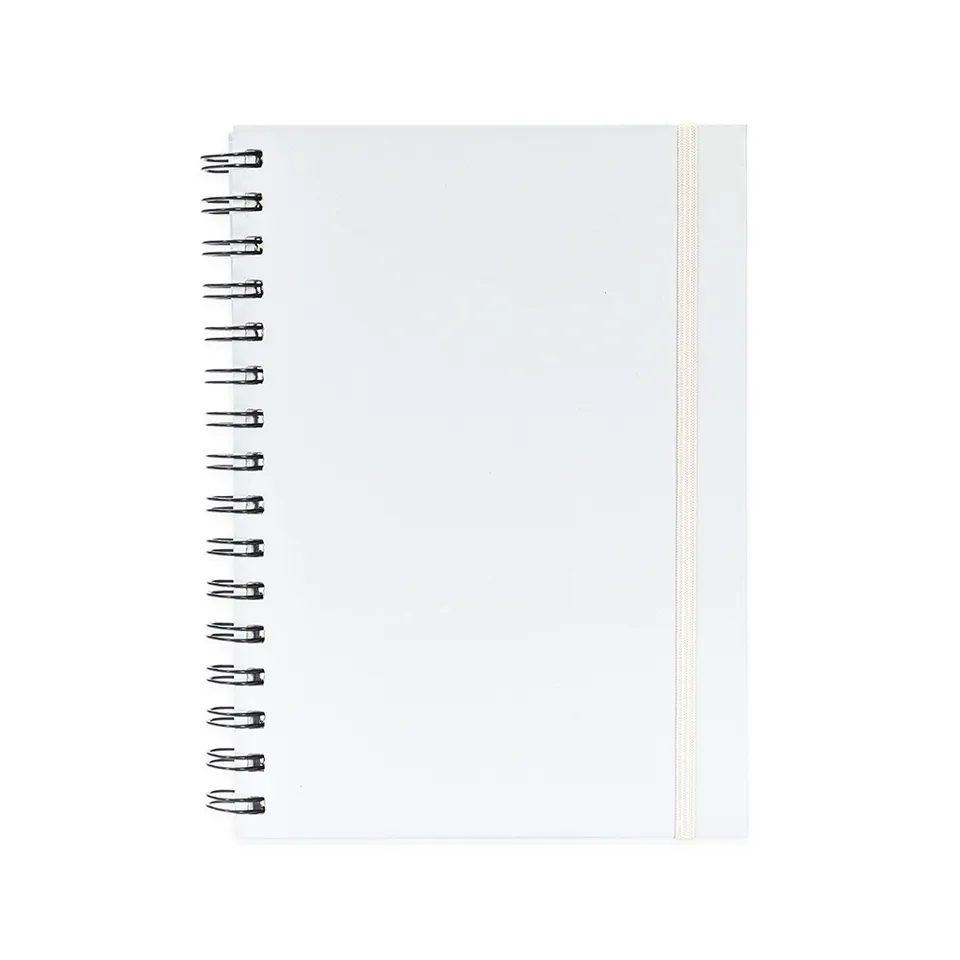 Planner cromato anual personalizado na cor branco
