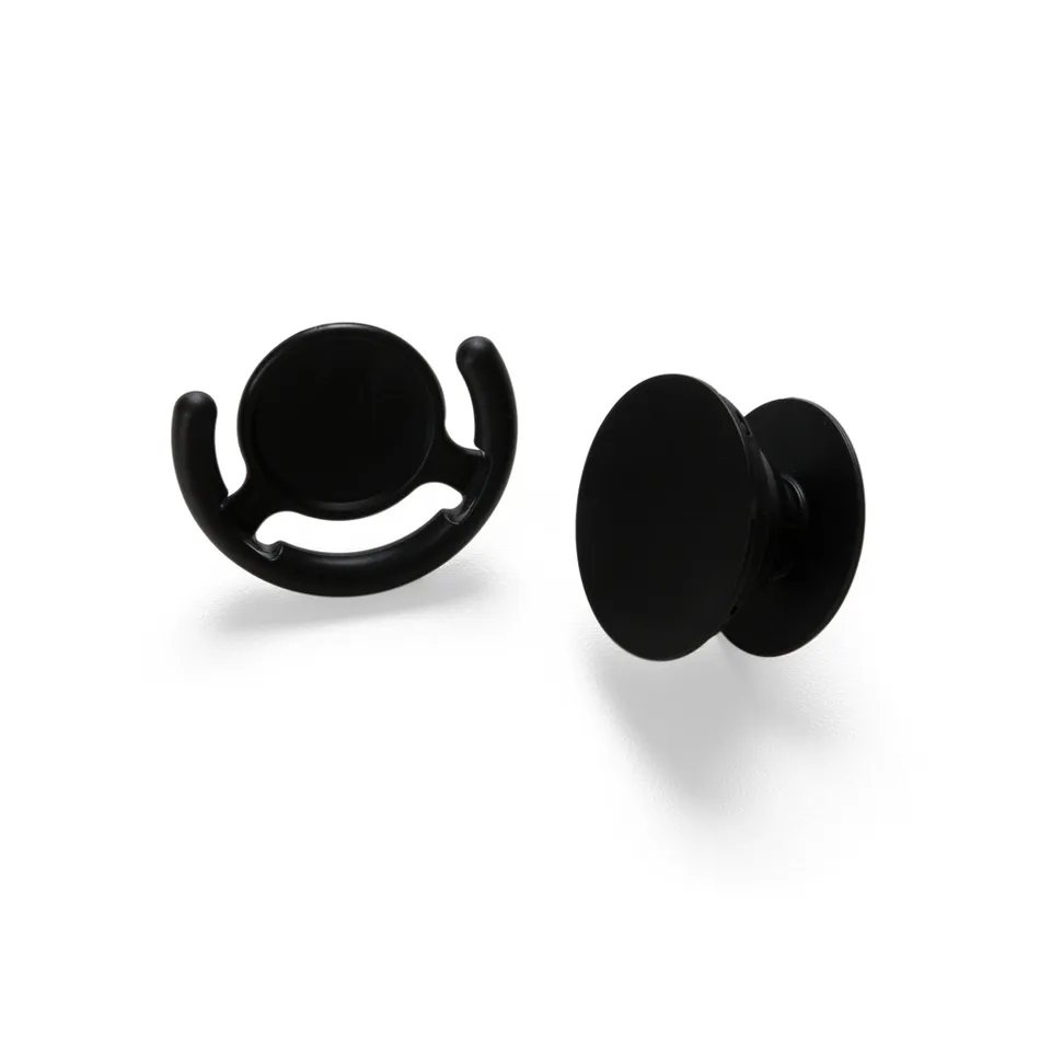 Pop socket personalizado retrátil na cor preto