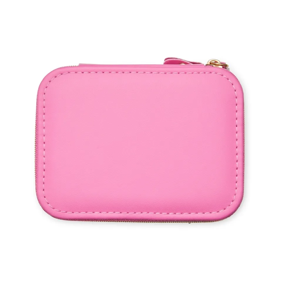 Porta joias na cor rosa