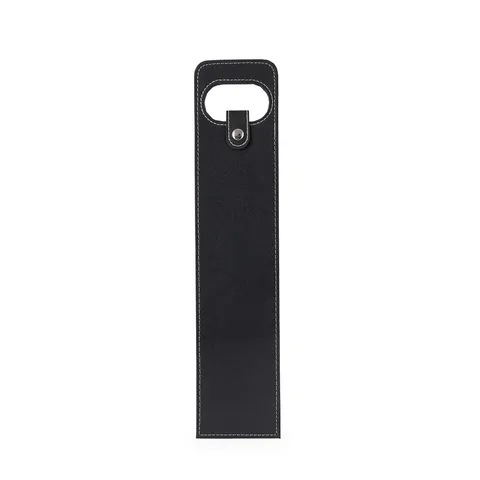 Porta-vinho couro sintético