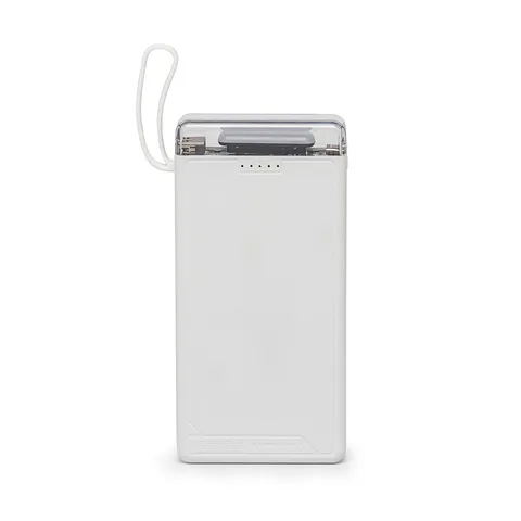 Power bank personalizado 10.000 mAh com lanterna e multissaídas