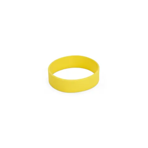 Pulseira de silicone amarelo