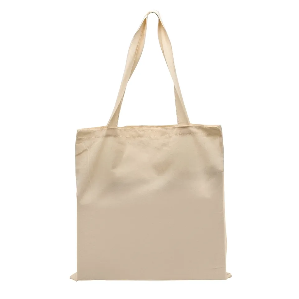 Sacola ecobag de algodão personalizada na cor bege