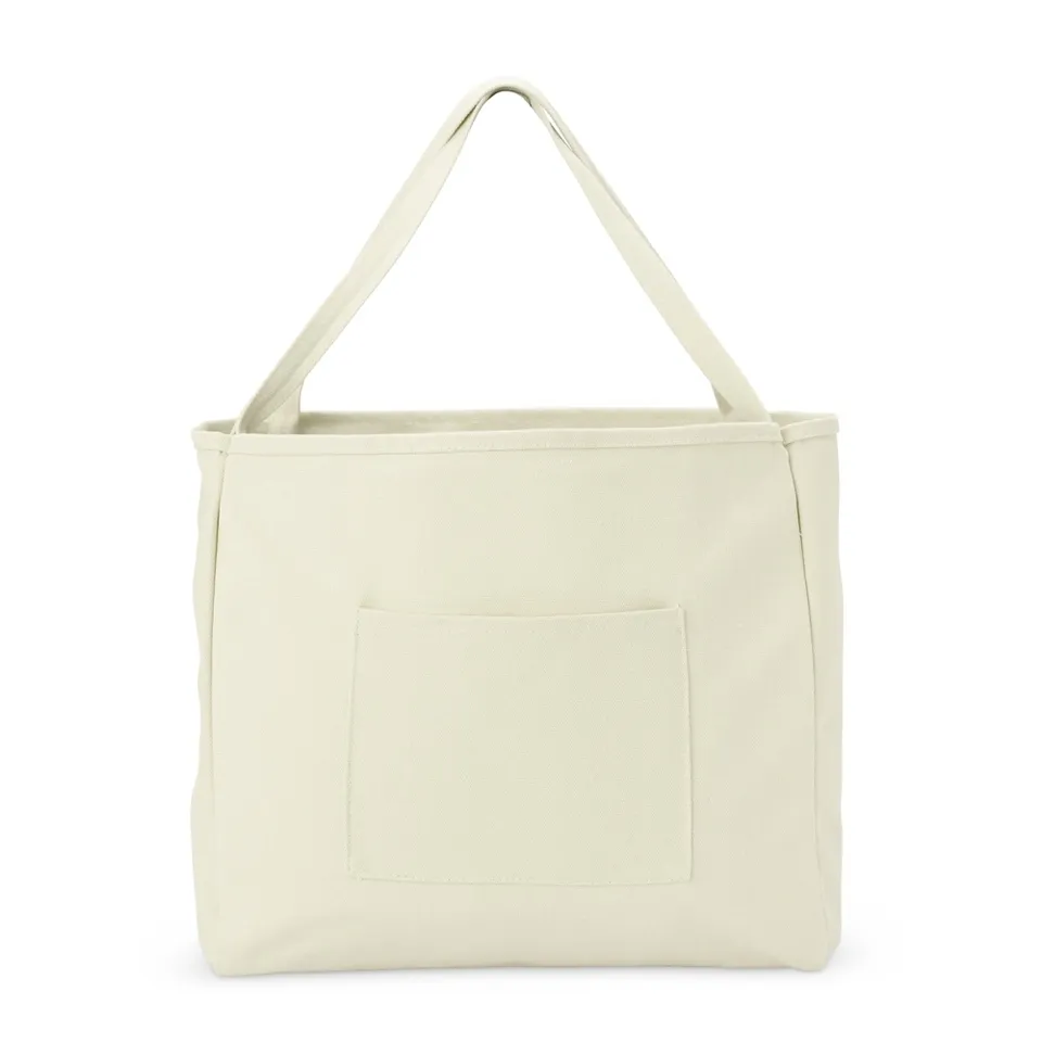 Sacola ecobag de lona personalizada 20 litros na cor bege